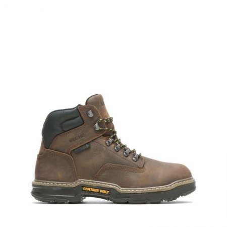 WOLVERINE CANADA MEN'S BANDIT WATERPROOF CARBONMAX 6" BOOT-Brown