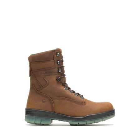 WOLVERINE CANADA MEN'S I-90 DURASHOCKS WATERPROOF INSULATED 8" WORK BOOT-Stone