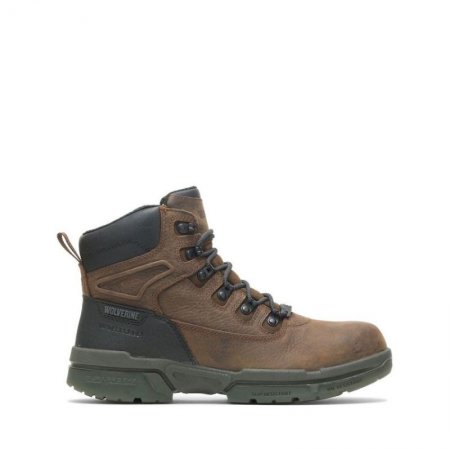 WOLVERINE CANADA MEN'S I-90 DURASHOCKS CARBONMAX 6" BOOT-Brown