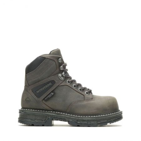 WOLVERINE CANADA WOMEN'S HELLCAT ULTRASPRING CARBONMAX 6" WORK BOOT-Charcoal Grey