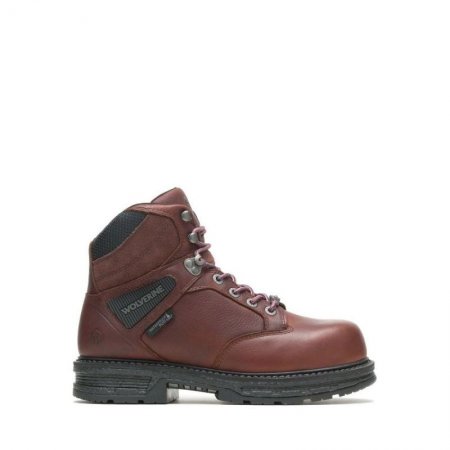 WOLVERINE CANADA MEN'S HELLCAT ULTRASPRING 6" WORK BOOT-Rust