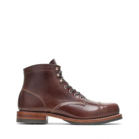 WOLVERINE CANADA MEN'S 1000 MILE CAP-TOE CLASSIC BOOT-Havana Brown