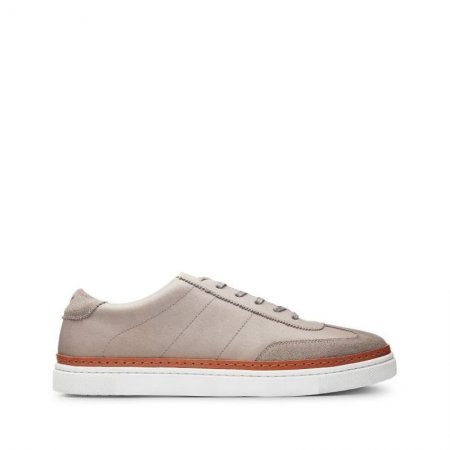 WOLVERINE CANADA MEN'S BLVD COURT SNEAKER-Gray Leather/Gray Suede