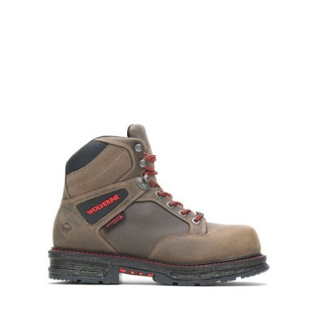 WOLVERINE CANADA MEN'S HELLCAT ULTRASPRING 6" WORK BOOT-Gravel