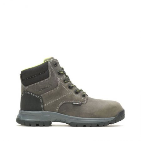 WOLVERINE CANADA WOMEN'S PIPER 6" COMPOSITE-TOE WORK BOOT-Charcoal Grey