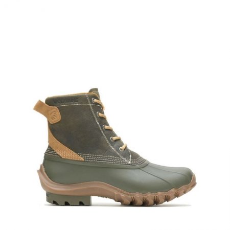 WOLVERINE CANADA MEN'S TORRENT WATERPROOF DUCK BOOT-Olive Chukka