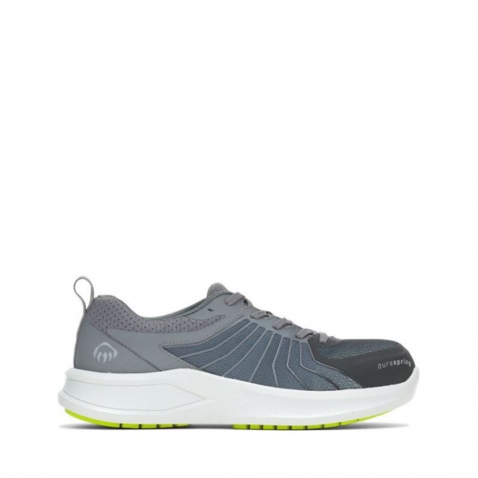 WOLVERINE CANADA MEN'S BOLT VENT DURASHOCKS CARBONMAX SHOE-Steel Grey