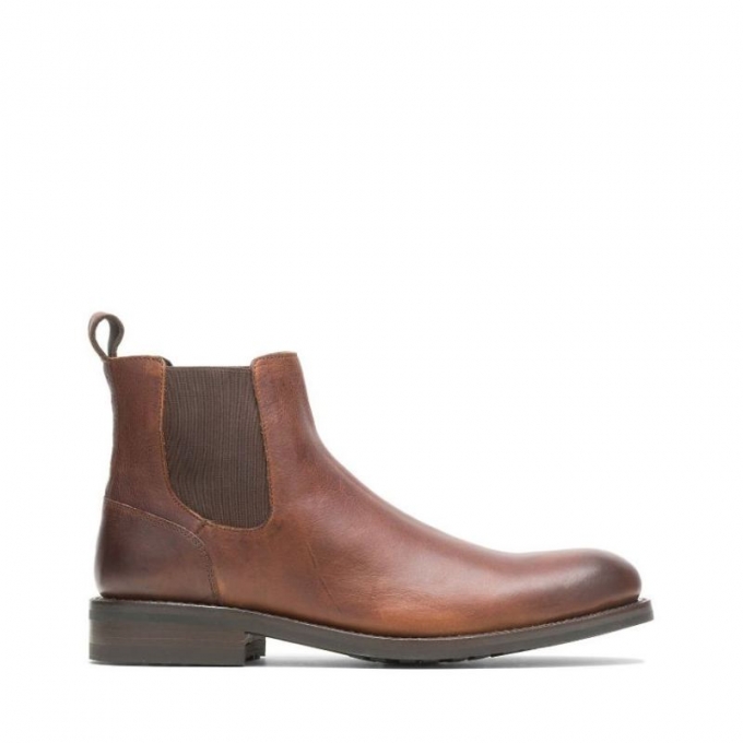 WOLVERINE CANADA MEN'S BLVD CHELSEA BOOT-Pebble Brown