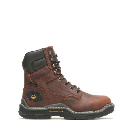 WOLVERINE CANADA MEN'S RAIDER DURASHOCKS INSULATED 8" CARBONMAX BOOT-Peanut