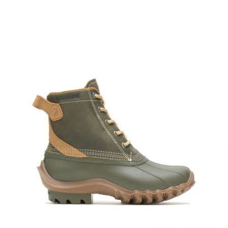 WOLVERINE CANADA WOMEN'S TORRENT WATERPROOF DUCK BOOT-Olive