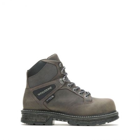 WOLVERINE CANADA MEN'S HELLCAT ULTRASPRING 6" CARBONMAX WORK BOOT-Charcoal Grey