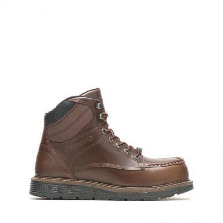 WOLVERINE CANADA MEN'S HELLCAT ULTRASPRING MOC TOE WEDGE 6" CARBONMAX WORK BOOT-Monks Robe