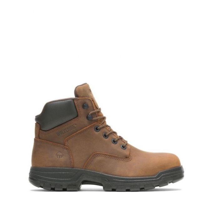 WOLVERINE CANADA MEN'S GAMBREL 6" BOOT-Brown