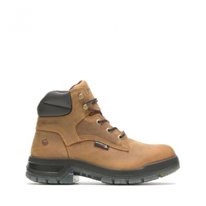 WOLVERINE CANADA MEN'S RAMPARTS CARBONMAX 6" BOOT-Tan