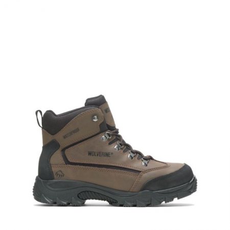 WOLVERINE CANADA MEN'S SPENCER WATERPROOF HIKING BOOT-Brown/Black