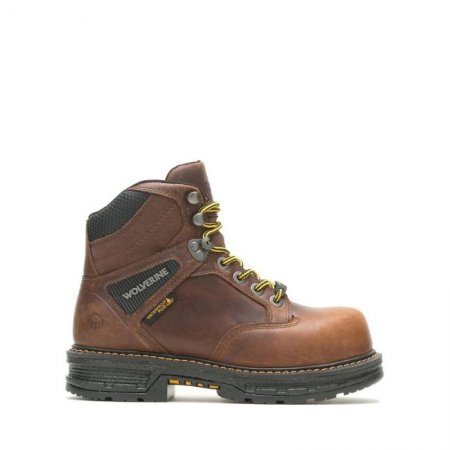 WOLVERINE CANADA WOMEN'S HELLCAT ULTRASPRING CARBONMAX 6" WORK BOOT-Tobacco