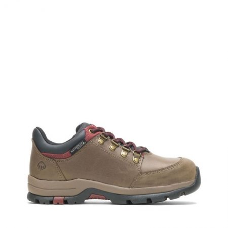 WOLVERINE CANADA WOMEN'S GRAYSON STEEL TOE SHOE-Gravel