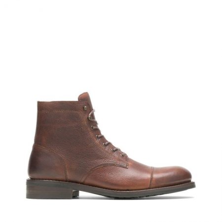 WOLVERINE CANADA MEN'S BLVD CAP-TOE BOOT-Pebble Brown