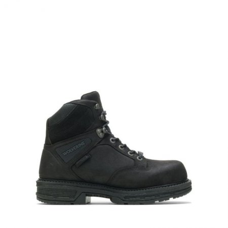 WOLVERINE CANADA MEN'S HELLCAT ULTRASPRING 6" CARBONMAX WORK BOOT-Black