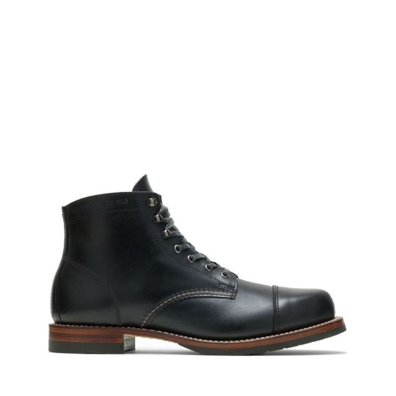 WOLVERINE CANADA MEN'S 1000 MILE CAP-TOE CLASSIC BOOT-Black [WLCA45049M ...